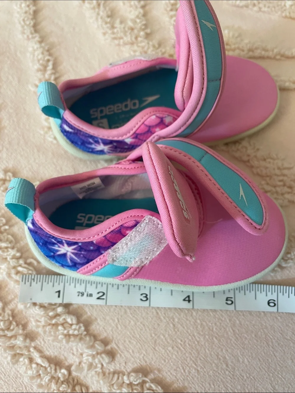 Speedo Kids Pink & Teal Floral Water Shoes